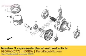 honda 91006KK0771 bearing, radial ball (63/13 ntn) - Bottom side