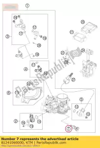 ktm 81241060000 válvula de arranque comp. - Lado inferior