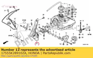 Honda 17555K28910ZA ustaw ilust * typ1 * - Dół