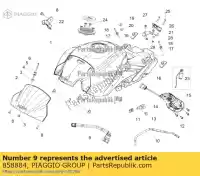 858884, Piaggio Group, tubo del carburante aprilia  rsv rsv4 rsv4 1100 racing factory abs rsv4 tuono tuono tuono v tuono v4 1100 rr (apac) zd4ke000 zd4kea00 zd4kea00, zd4kewa zd4keb00 zd4keu zd4keua1 zd4kg000 zd4kga00 zd4kgb zd4kgb00 zd4kgu zd4kgu00 zd4kgua0 zd4kgua1 zd4rkl00zd4rkl01 zd4tyg00, zd4, Nuovo