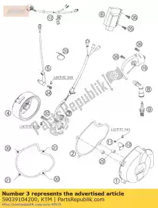 ktm 59039104200 stator 4-k3-b 05 - Bottom side