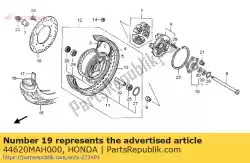 Qui puoi ordinare colletto, fr. Distanza dell'asse da Honda , con numero parte 44620MAH000: