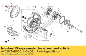 honda 44620MAH000 colletto, fr. distanza dell'asse - Il fondo