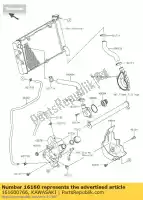 161600766, Kawasaki, Corpo, termo kawasaki er6n  d er6f f e kle versys klz a vulcan special edition se en s ag bg er650 c ex650 vn b er 6f abs 6n 1000 650 , Novo