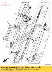 Qui puoi ordinare pistone, forcella anteriore da Yamaha , con numero parte 4ES231710000: