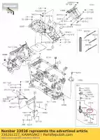 230261227, Kawasaki, lentille, feu de recul kef300-a6 kawasaki  brute force kfx klf kvf 300 360 400 450 650 700 750 2000 2001 2002 2003 2004 2005 2006 2007 2008 2009 2010 2011 2012 2013 2014 2015 2016 2017 2018 2019 2020 2021, Nouveau