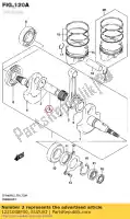 1221038F00, Suzuki, broche comp, manivelle suzuki lt a400 eiger 4x2 a400f 4x4 kingquad asi a400fz a400z lta400f 400 , Nouveau