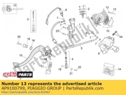 Aprilia AP9100799, Wtyczka, OEM: Aprilia AP9100799