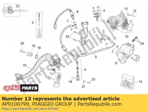 aprilia AP9100799 plug - Onderkant