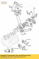 58038007100, KTM, bomba de óleo mikuni g-73 lc4 ktm competition duke e egs enduro exc lc4 lse rxc six sup super sx sxc 350 400 620 640 660 1994 1995 1996 1997 1998, Novo