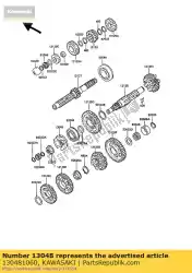 Aquí puede pedir amortiguador de leva zg1000-a1 de Kawasaki , con el número de pieza 130481060: