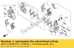 Aqui você pode pedir o conjunto de vedação, pistão em Honda , com o número da peça 06451MBW405: