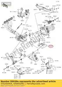 kawasaki 550200904 guard,chamber klz1000aef - Bottom side