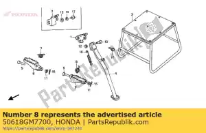 Honda 50618GM7700 primavera, l.step ret - Lado inferior