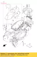 5B2F47301100, Yamaha, dbl.seat yamaha vp x city 250, Novo