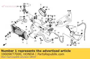 Honda 19009KT7000 ventilador comp., enfriamiento - Lado inferior