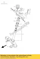 5141044H00, Suzuki, stem,steering suzuki sfv gladius u  ua aue a sfv650a 650 , New