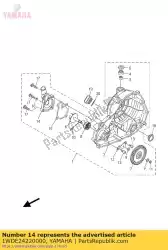 Aquí puede pedir cubierta, vivienda de Yamaha , con el número de pieza 1WDE24220000: