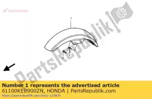 Honda 61100KEB900ZN fender com*r231m* - Bottom side