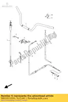 5881031G00, Suzuki, cable comp,park suzuki lt a700x kingquad 4x4 a450x limited 700 450 , New