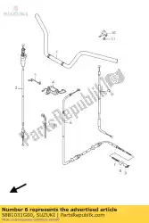 Here you can order the cable comp,park from Suzuki, with part number 5881031G00: