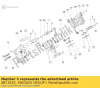 8871625, Piaggio Group, suporte moto-guzzi audace california eldorado 1400 2012 2015 2016, Novo