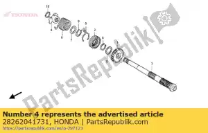 honda 28262041731 houder, kickveer - Onderkant