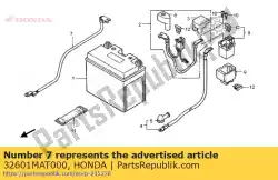 Aqui você pode pedir o cabo, terra da bateria em Honda , com o número da peça 32601MAT000: