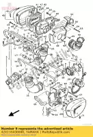 42X135430000, Yamaha, hose, air yamaha xv virago xvse 1000, New