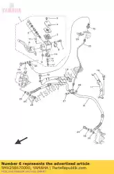 Aquí puede pedir soporte, cilindro maestro de Yamaha , con el número de pieza 5MV258670000: