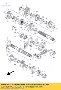 suzuki 0926228040 llevando - Lado inferior