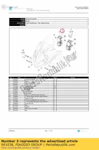 Piaggio Group 641038 faro posteriore destro - Il fondo