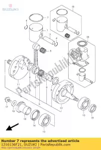 suzuki 1216136F21 connrod - Bottom side