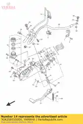 Ici, vous pouvez commander le buisson, diaphragme auprès de Yamaha , avec le numéro de pièce 3GK258555000: