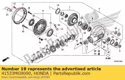 Here you can order the spacer d, ring gear(2. 00) from Honda, with part number 41533MG9000: