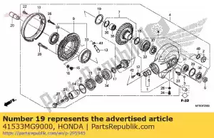 honda 41533MG9000 spacer d, ring gear(2.00) - Bottom side