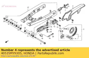 Honda 40535MY9305 conjunto de junta, corrente de transmissão (daido) - Lado inferior