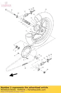 yamaha 905602034000 spacer (3 mld) - Dół