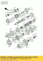 131281230, Kawasaki, trasmissione dell'albero ou kawasaki zx9r ninja d c zx 9r 900 , Nuovo