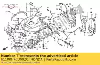 61100HP0U00ZC, Honda, parafango, fr * y151r * honda trx500fa fourtrax foreman 500 , Nuovo