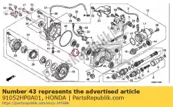 Aqui você pode pedir o rolamento, esfera radial, 29x52x12 em Honda , com o número da peça 91052HP0A01: