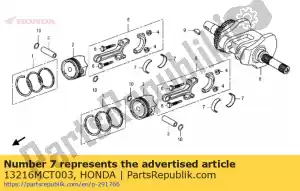 honda 13216MCT003 rolamento c, biela (amarelo) - Lado inferior