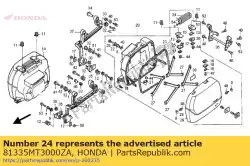 Ici, vous pouvez commander le poignée, sacoche * nh285 * auprès de Honda , avec le numéro de pièce 81335MT3000ZA: