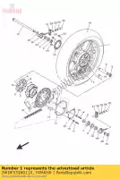 2WDF5338011X, Yamaha, Roda fundida, traseira yamaha  yzf r 300 2016 2017 2018, Novo