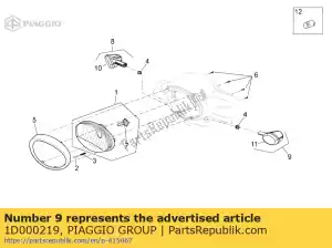 Piaggio Group 1D000219 lh indicador de mudança de direção - Lado inferior