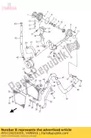 4XV124220000, Yamaha, cubierta, vivienda yamaha fzs yzf r 700 1000 1998 1999 2000 2001 2002 2003 2004 2005, Nuevo