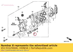 Aqui você pode pedir o parafuso, pino em Honda , com o número da peça 45131GZ0006: