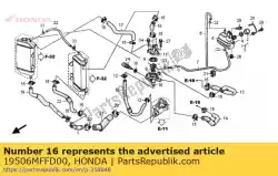 Aquí puede pedir manguera, derivación del termostato de Honda , con el número de pieza 19506MFFD00: