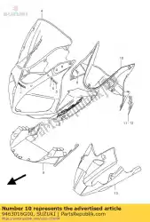 Tutaj możesz zamówić panel komp., mete od Suzuki , z numerem części 9463016G00: