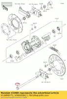 410680075, Kawasaki, Axle,rr,14x264.5 kawasaki klx dtracker d  c tracker 125 klx125 150 klx150bf , New